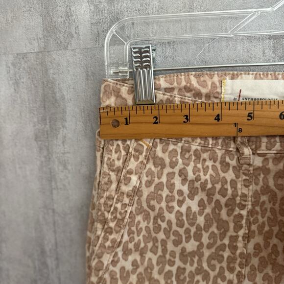 Anthropologie Pants Womens 27 The Wanderer Straight Ankle Utility Linen Blend - Picture 5 of 14